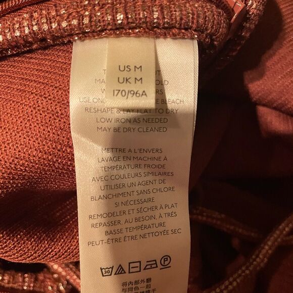 Free People Bronze Shimmer and Shine jumpsuit One
Piece Belted Size M New - Picture 7 of 8